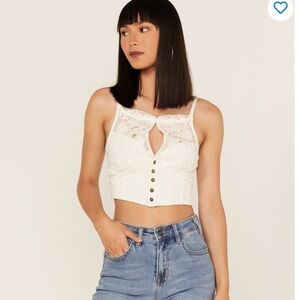 Free people corset spaghetti strap‎